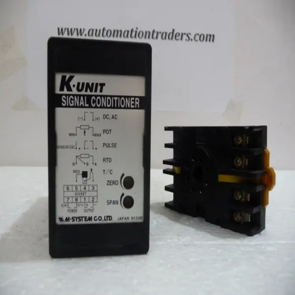 K-Unit Signal Conditioner with Base, KVS-5A-F, M-System, Japan